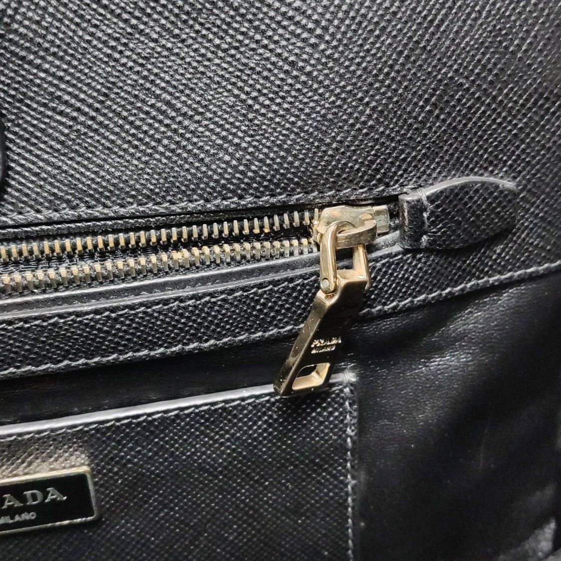 Prada PRADA Saffiano Leather Handle Bag Size ONE SIZE - 16 Thumbnail