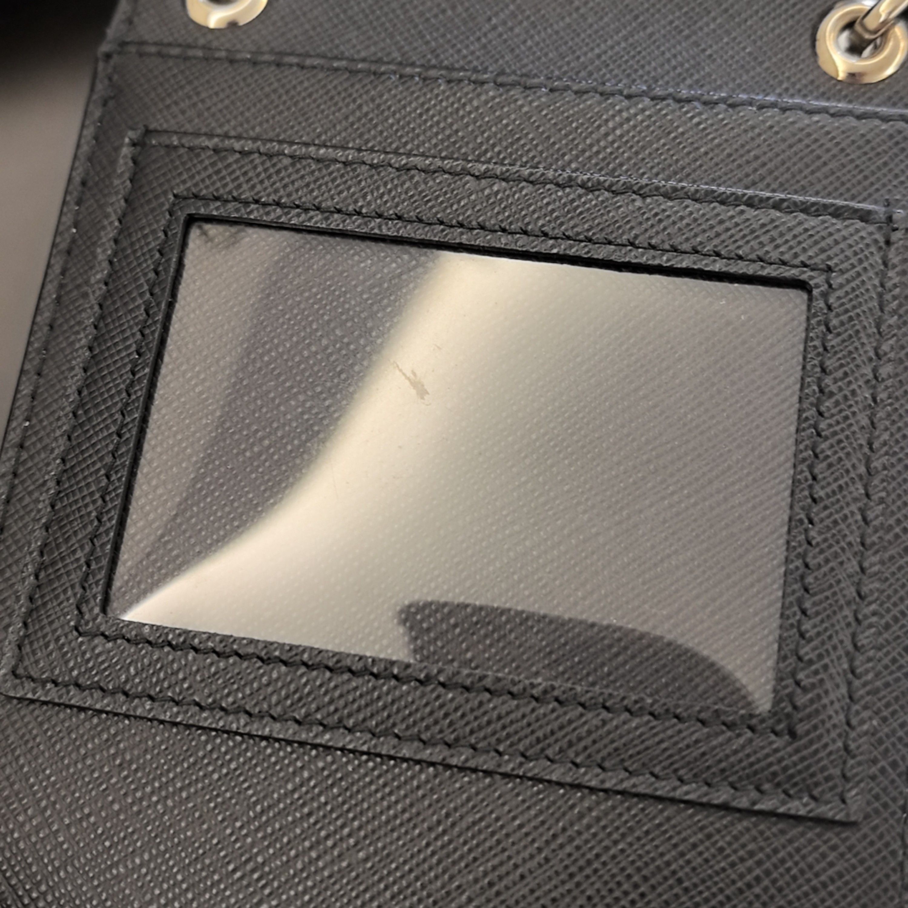 Prada Prada Saffiano Leather Logo Phone Bag Size ONE SIZE - 8 Thumbnail