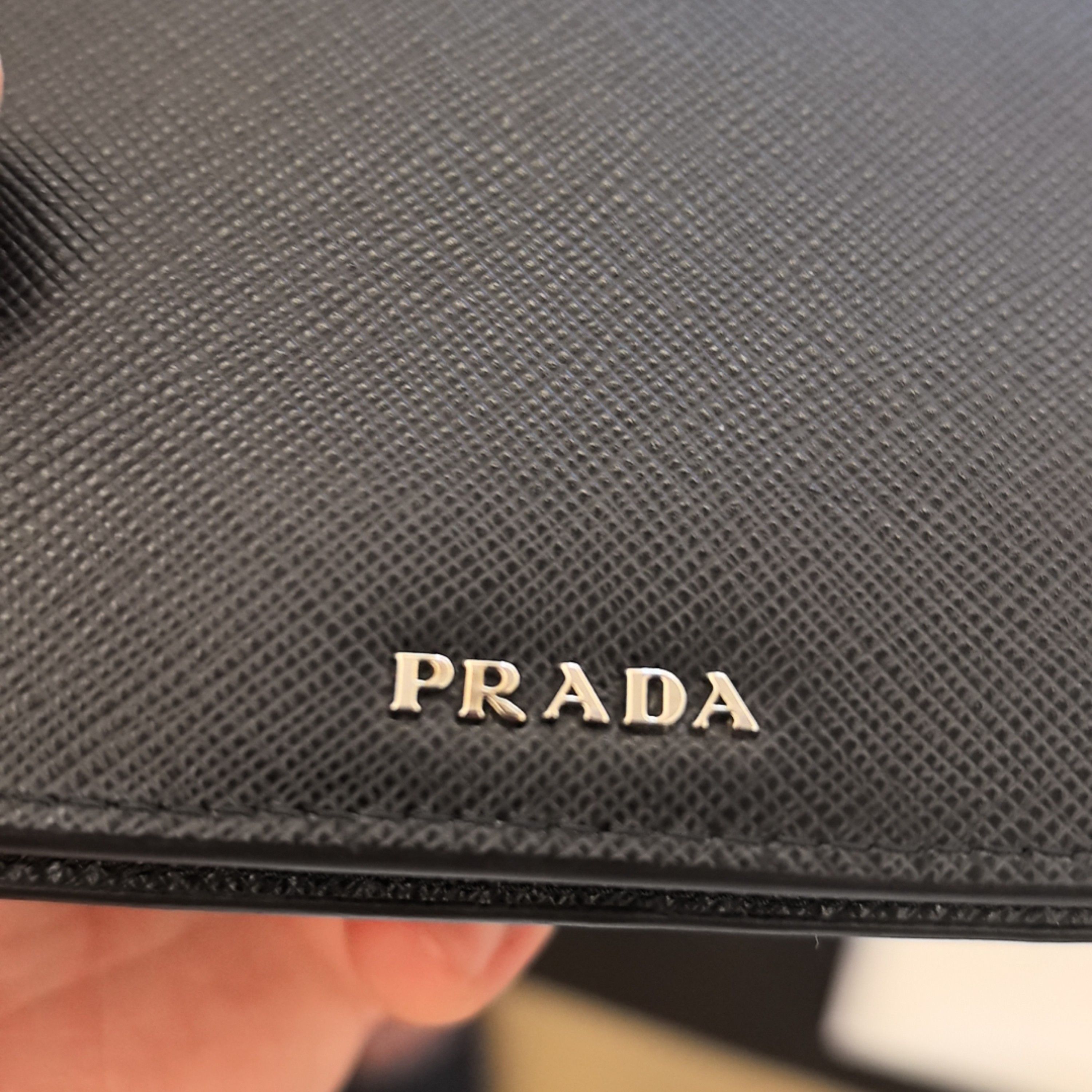 Prada Prada Saffiano Leather Logo Phone Bag Size ONE SIZE - 13 Thumbnail