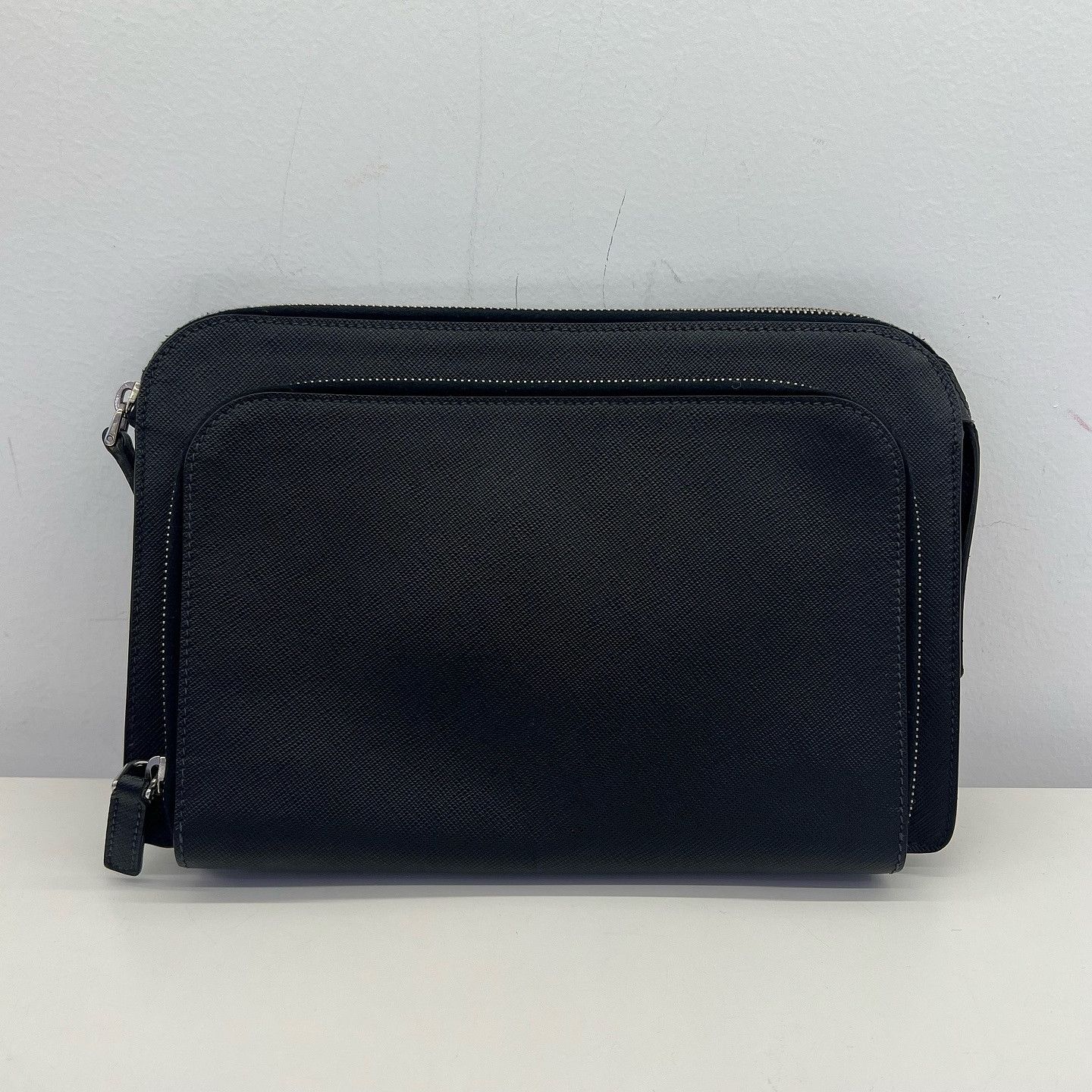 Prada Prada Saffiano Leather Clutch Size ONE SIZE Size ONE SIZE - 3 Thumbnail
