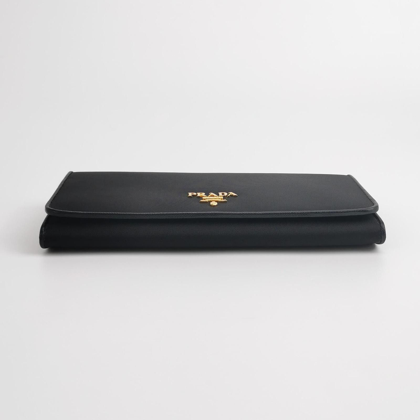 Prada Prada Saffiano Nylon Long Wallet Size ONE SIZE - 7 Thumbnail