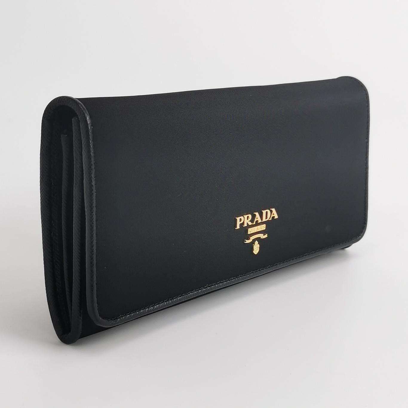 Prada Prada Saffiano Nylon Long Wallet Size ONE SIZE - 5 Thumbnail