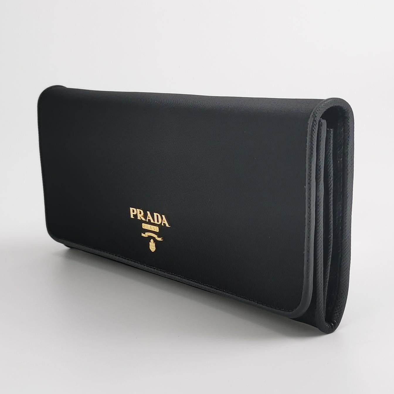 Prada Prada Saffiano Nylon Long Wallet Size ONE SIZE - 4 Thumbnail