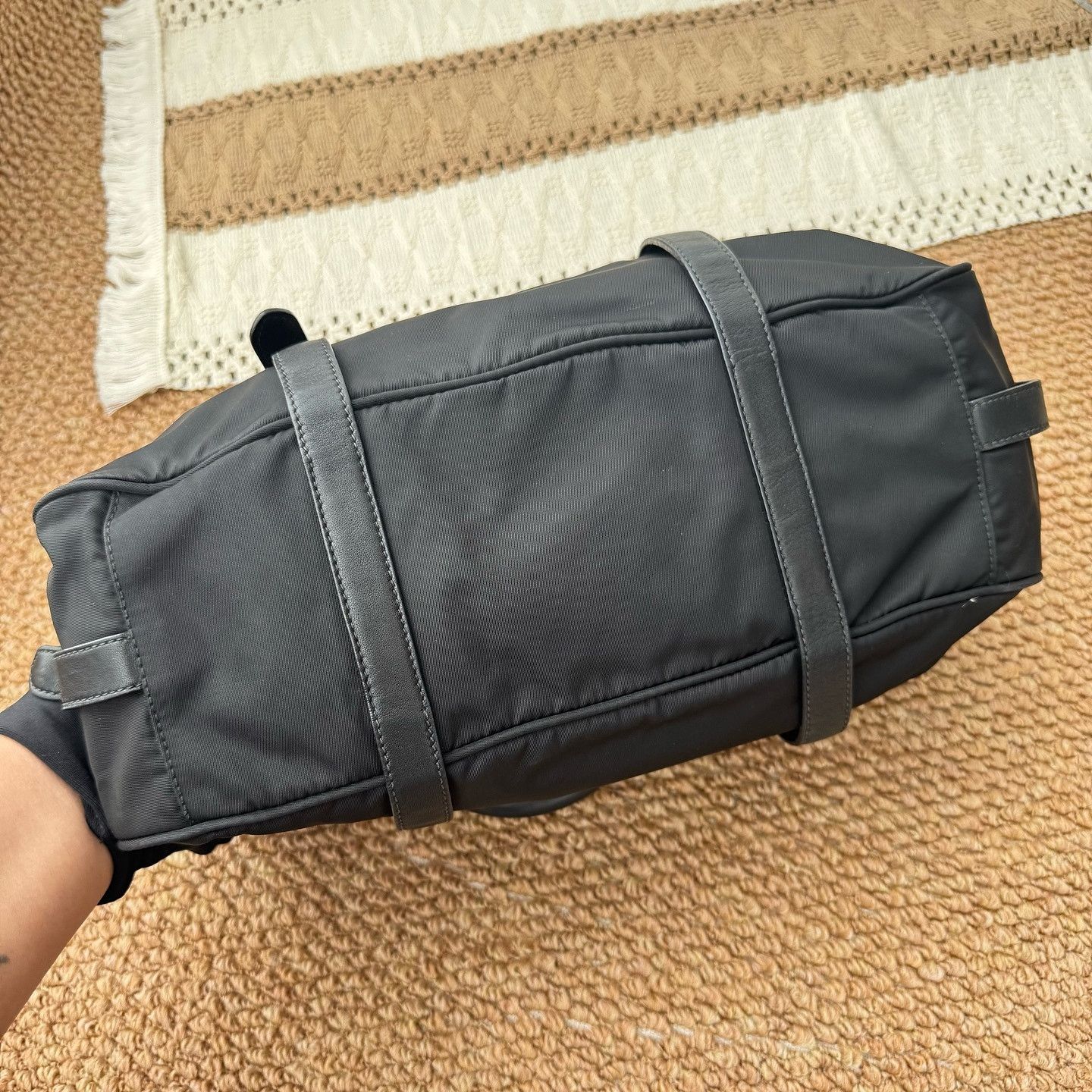 Prada Prada Black Nylon Handle Bag Size ONE SIZE - 9 Thumbnail