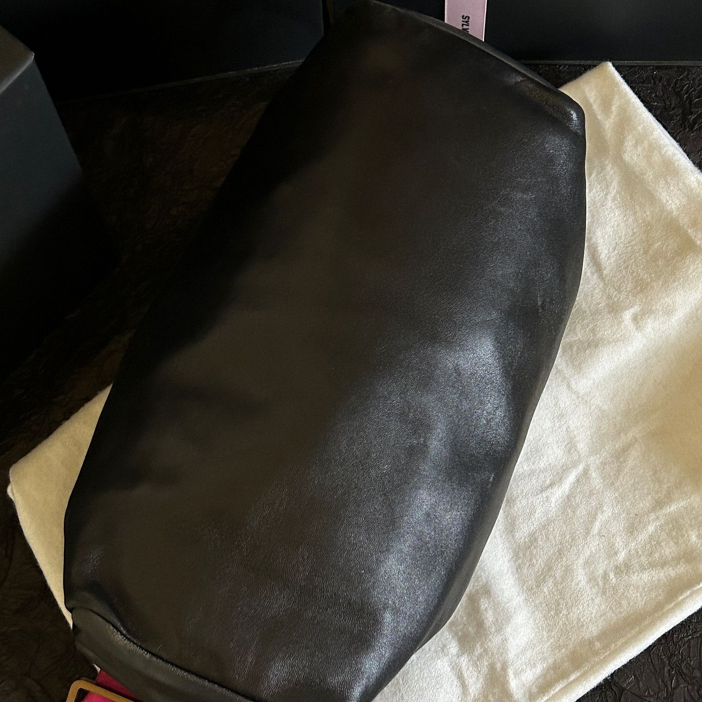 Prada Prada Two-Tone Leather Handle Bag One Size Size ONE SIZE - 8 Thumbnail