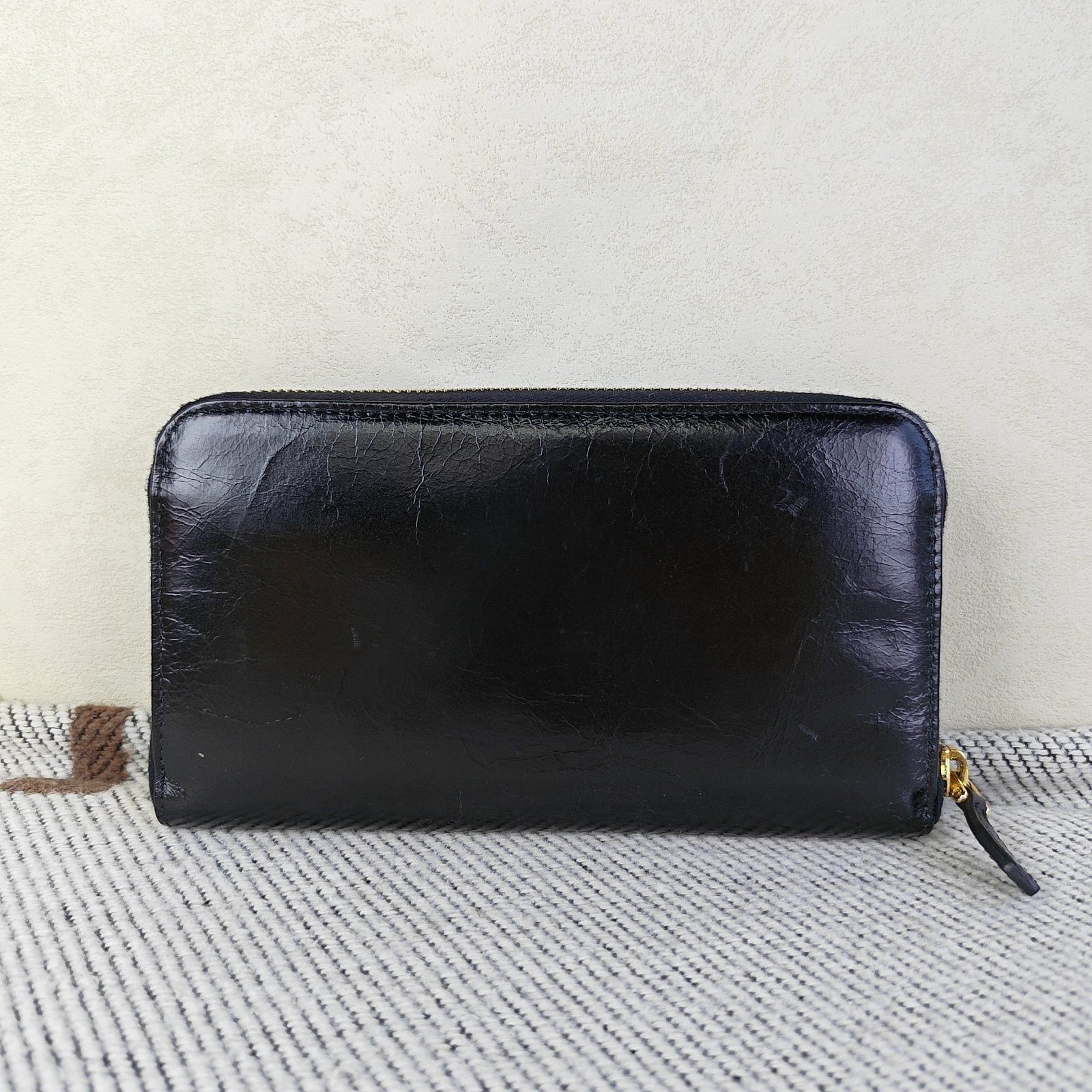 Prada Prada Black Bow Leather Wallet Size ONE SIZE - 3 Thumbnail