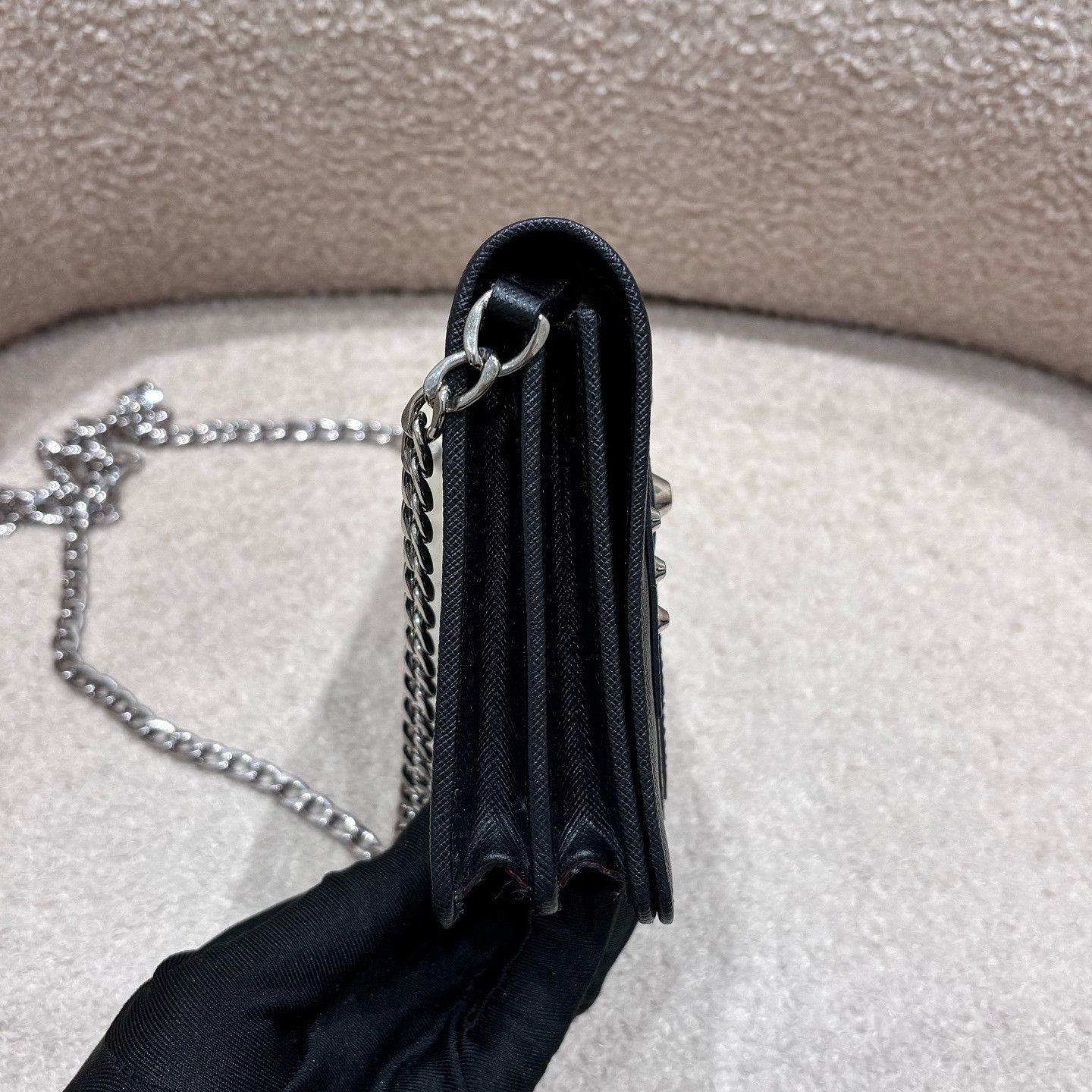 Prada Prada Robot Saffiano Leather Chain Bag One Size Size ONE SIZE - 6 Thumbnail