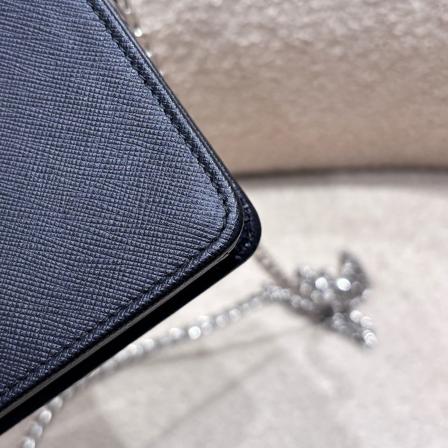Prada Prada Robot Saffiano Leather Chain Bag One Size Size ONE SIZE - 10 Thumbnail