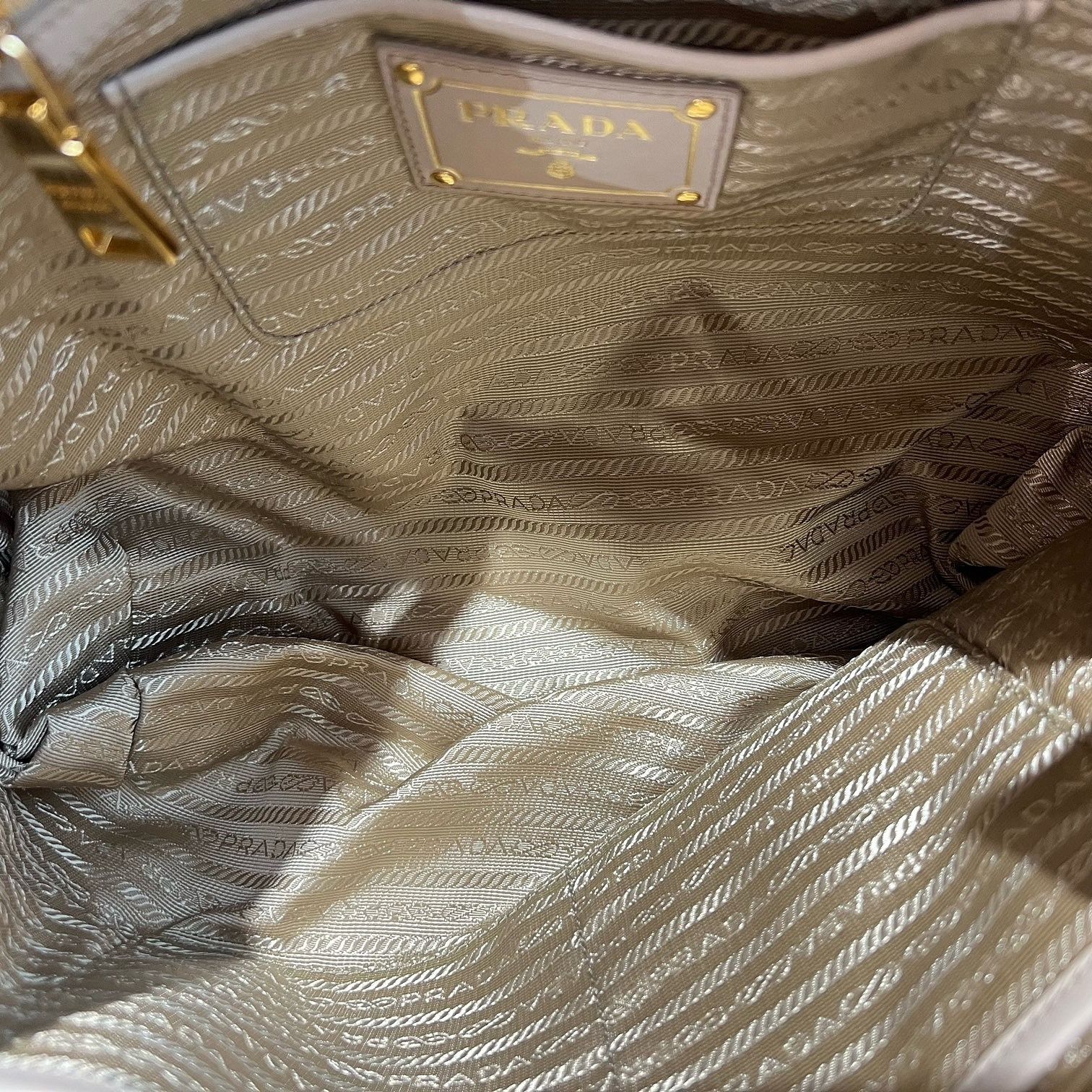 Prada Prada Gold Chain Leather Shoulder Bag ONE SIZE Size ONE SIZE - 6 Thumbnail