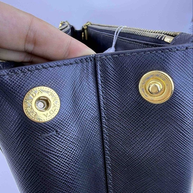 Prada Prada Saffiano Leather Handle Bag One Size Size ONE SIZE - 16 Thumbnail