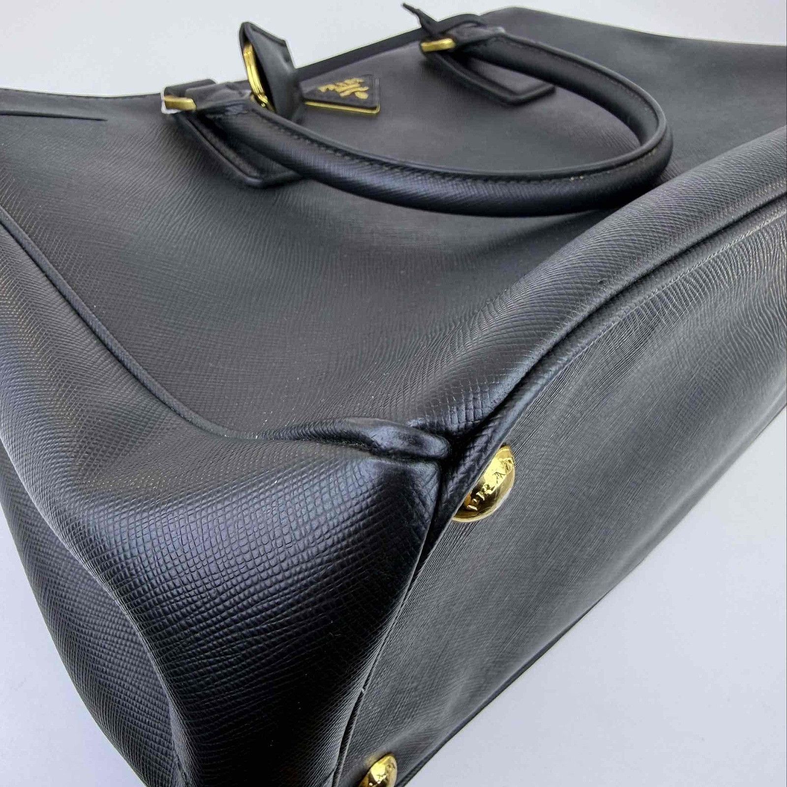 Prada Prada Saffiano Leather Handle Bag One Size Size ONE SIZE - 12 Thumbnail