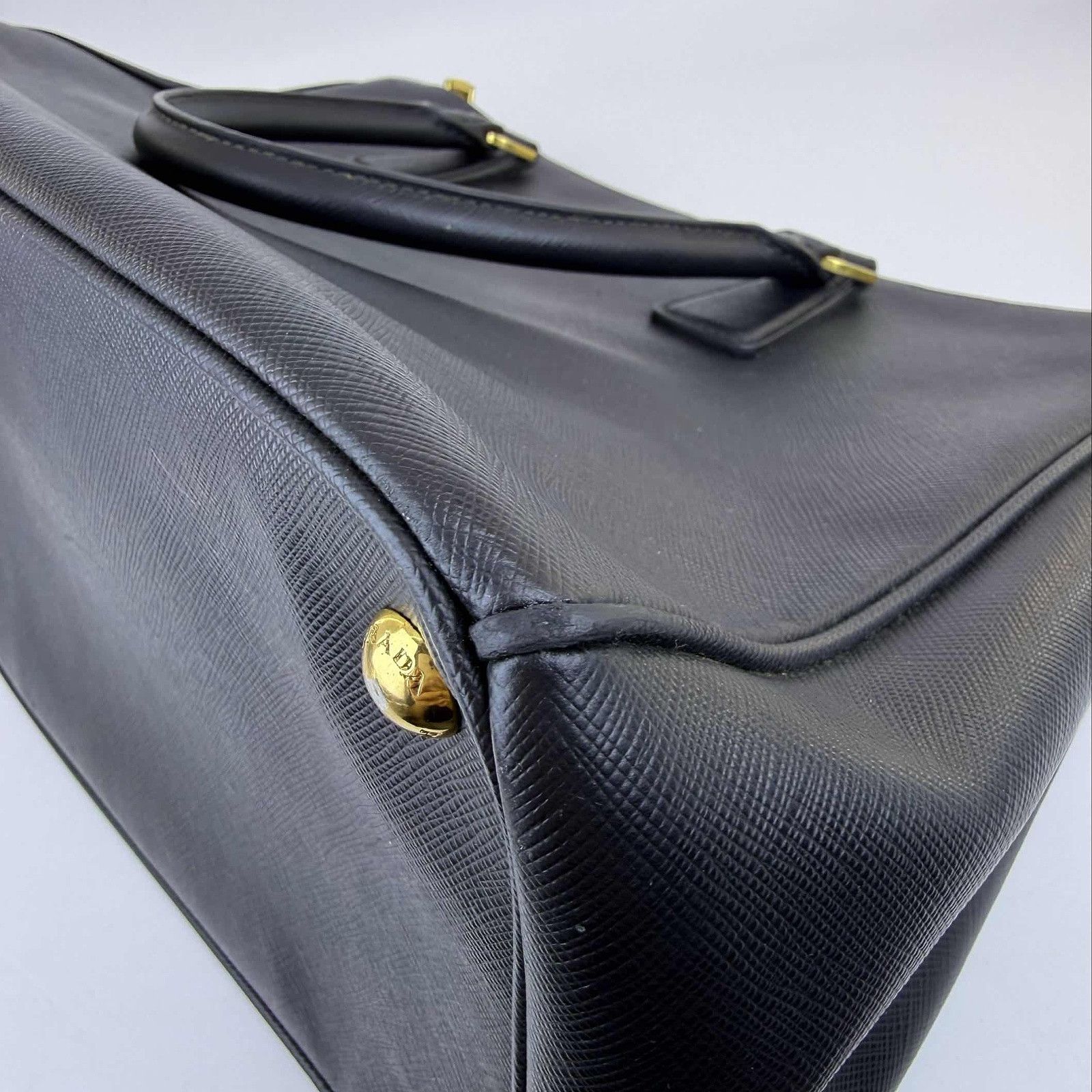 Prada Prada Saffiano Leather Handle Bag One Size Size ONE SIZE - 11 Thumbnail