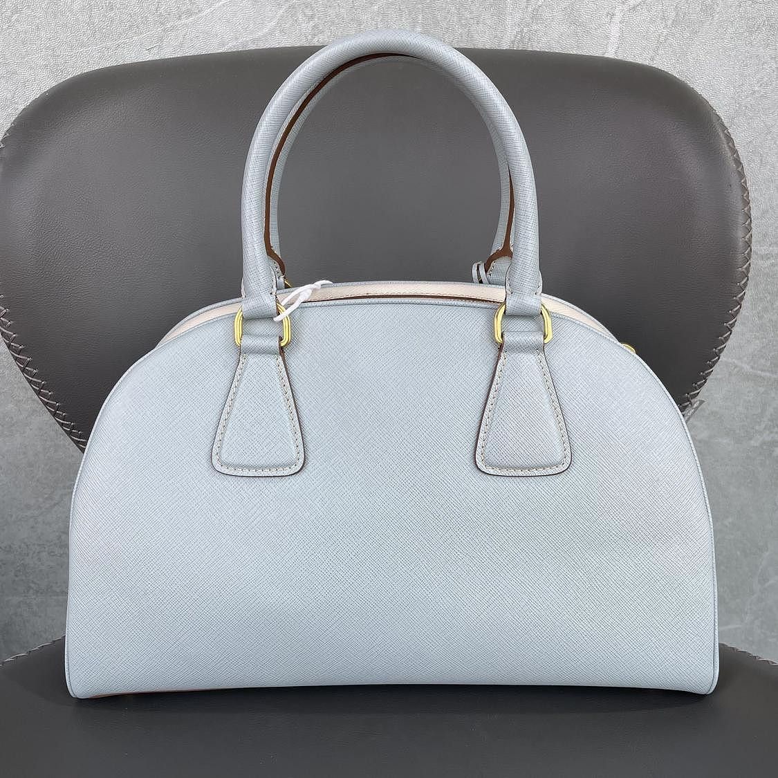 Prada Prada Saffiano Leather Handbag Size ONE SIZE - 3 Thumbnail