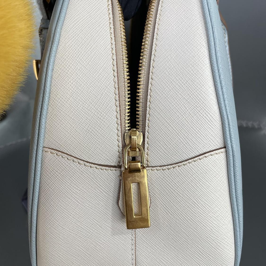 Prada Prada Saffiano Leather Handbag Size ONE SIZE - 10 Thumbnail
