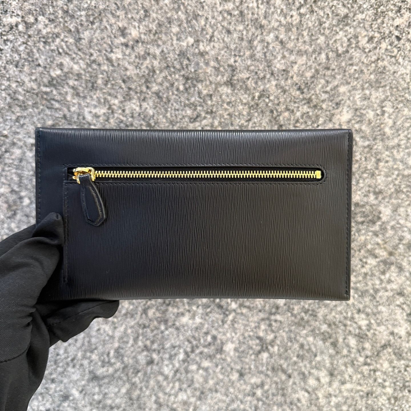Prada Prada Saffiano Envelope Clutch ONE SIZE Size ONE SIZE - 3 Thumbnail