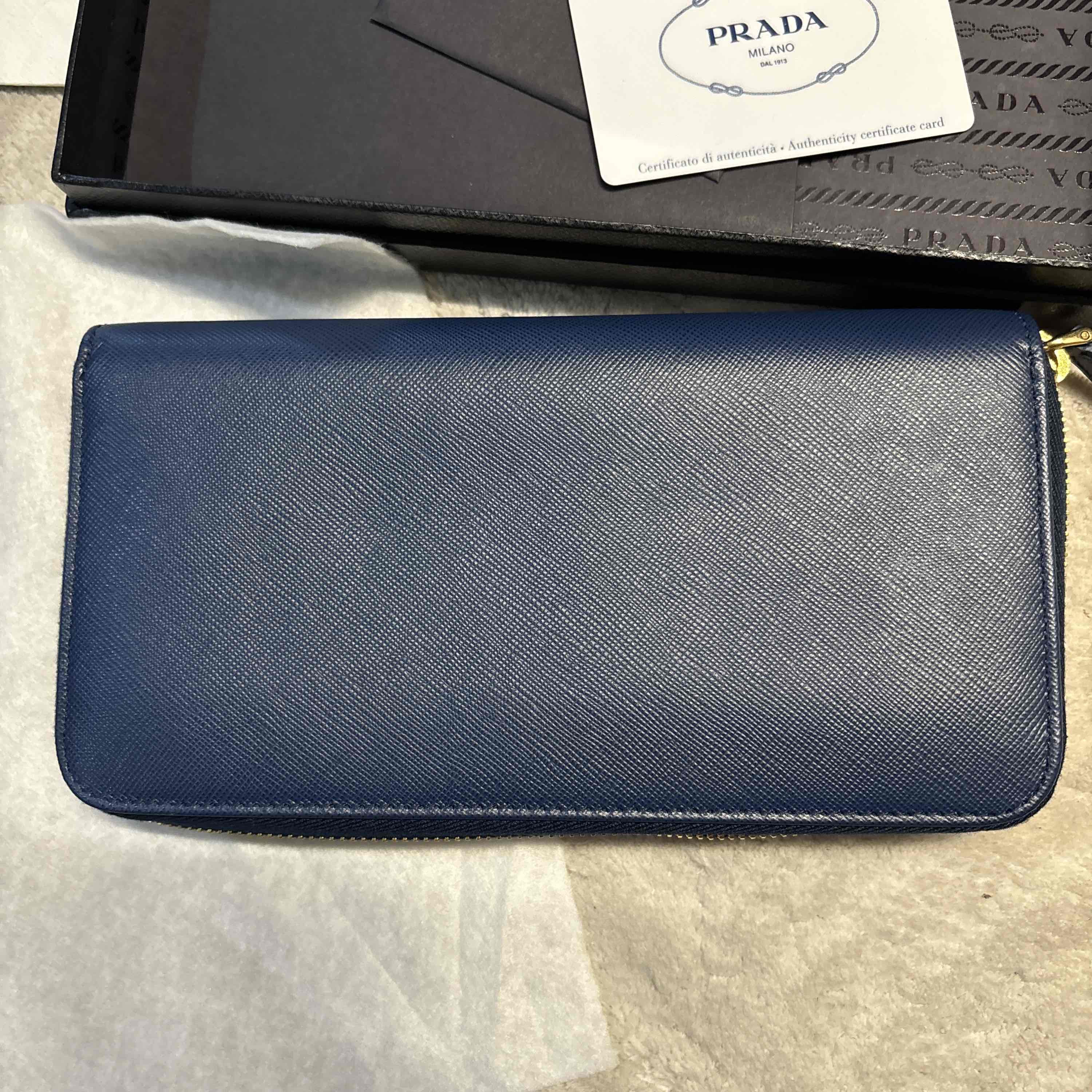 Prada Prada Saffiano Zip Around Wallet One Size Size ONE SIZE - 6 Thumbnail