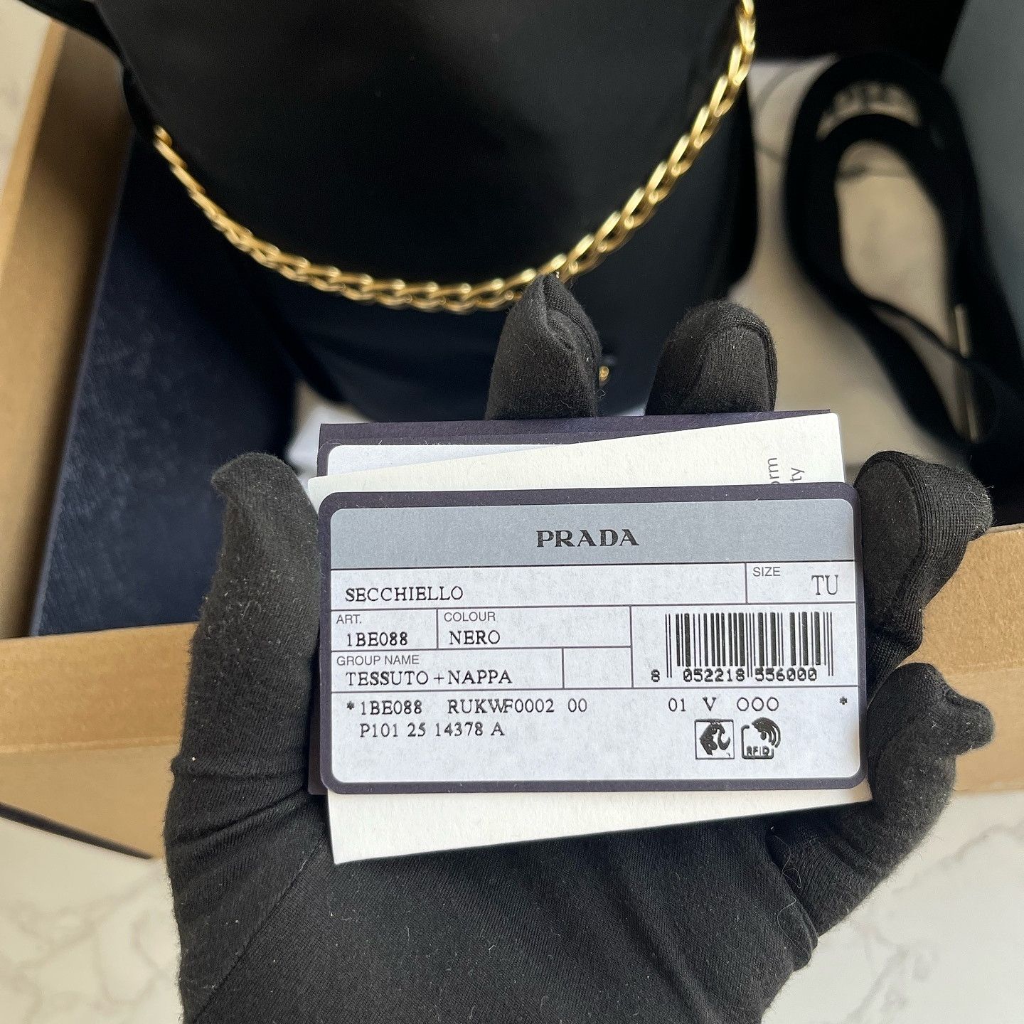 Prada Prada Re-Nylon Chain Handle Bag Size ONE SIZE - 13 Thumbnail