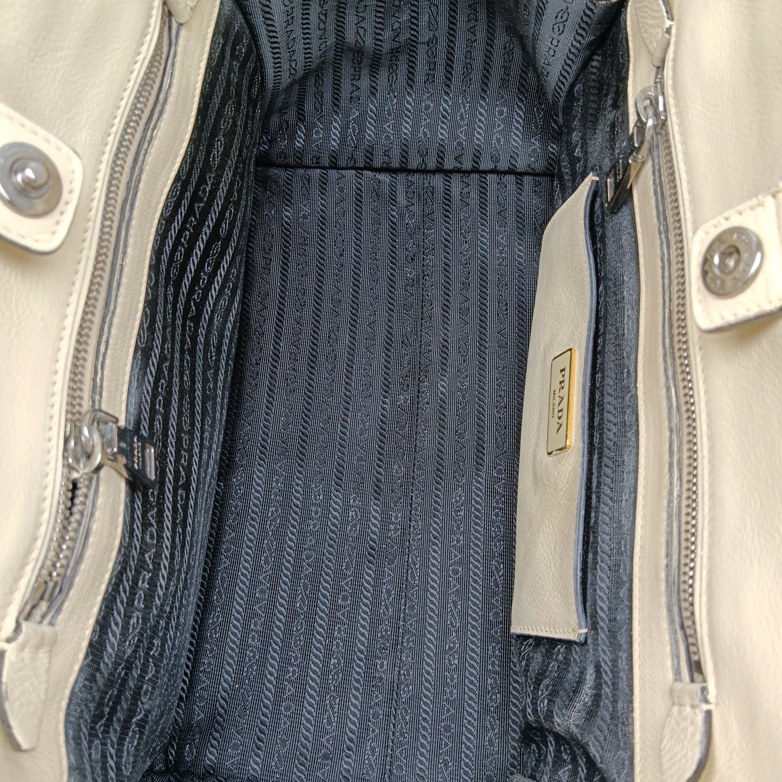 Prada Prada Leather Tote Bag Size ONE SIZE Size ONE SIZE - 5 Thumbnail