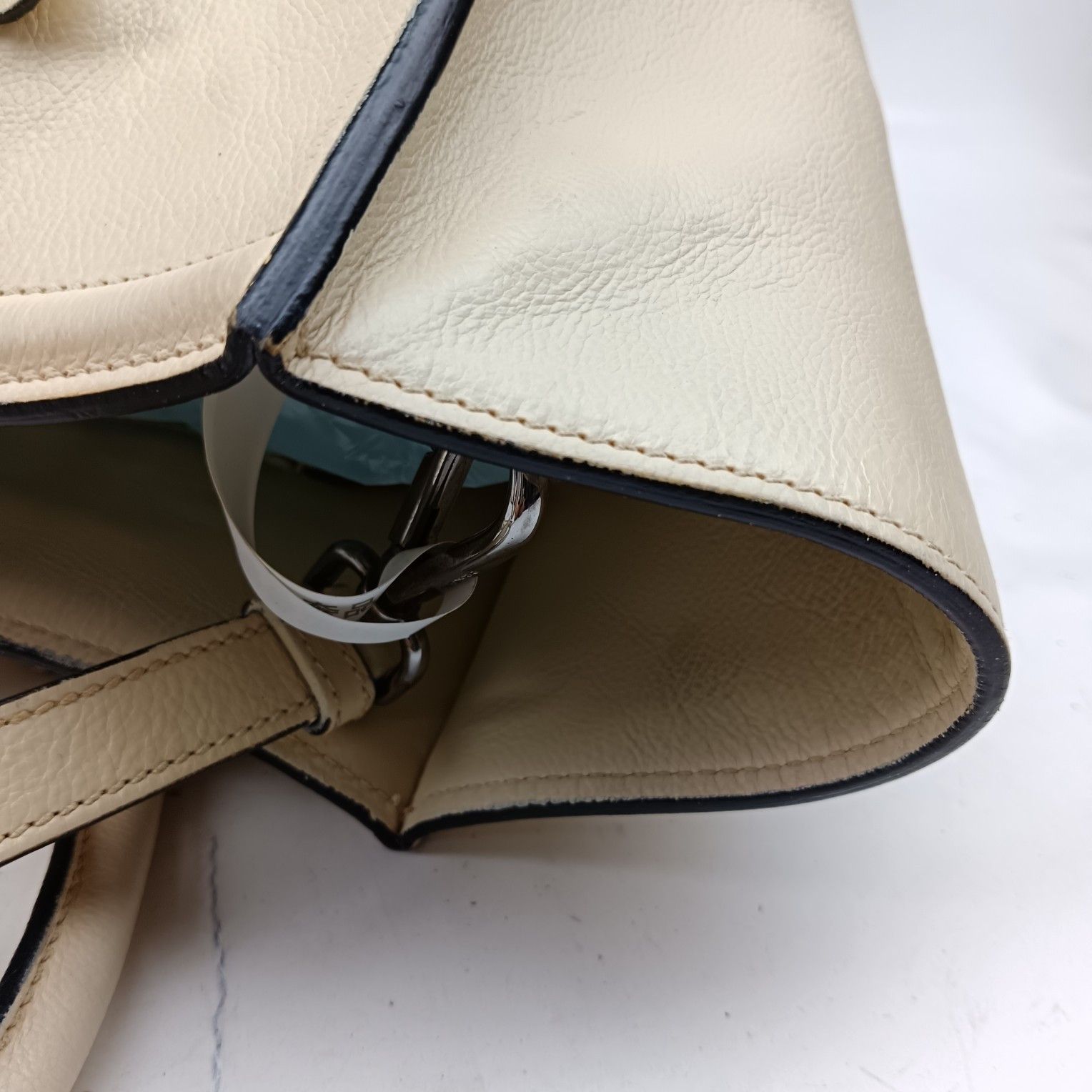 Prada Prada Leather Tote Bag Size ONE SIZE Size ONE SIZE - 11 Thumbnail