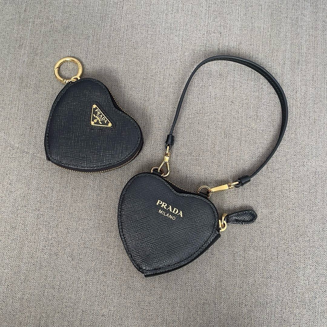 Prada Prada Saffiano Leather Heart Mini Bag Size ONE SIZE - 9 Thumbnail