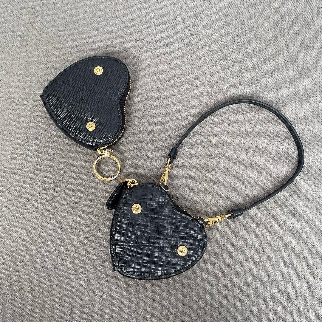 Prada Prada Saffiano Leather Heart Mini Bag Size ONE SIZE - 3 Thumbnail