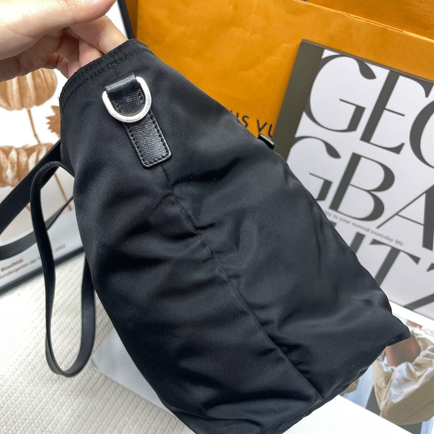 Prada Prada Nylon Tote Bag Size ONE SIZE - 7 Thumbnail