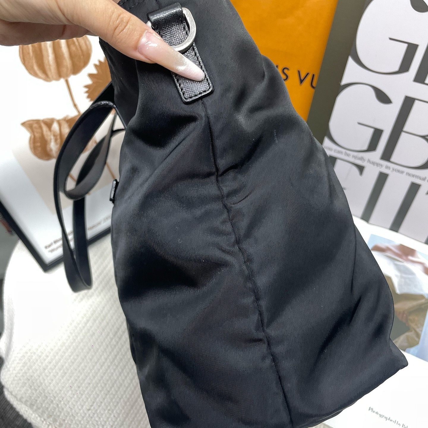 Prada Prada Nylon Tote Bag Size ONE SIZE - 17 Thumbnail