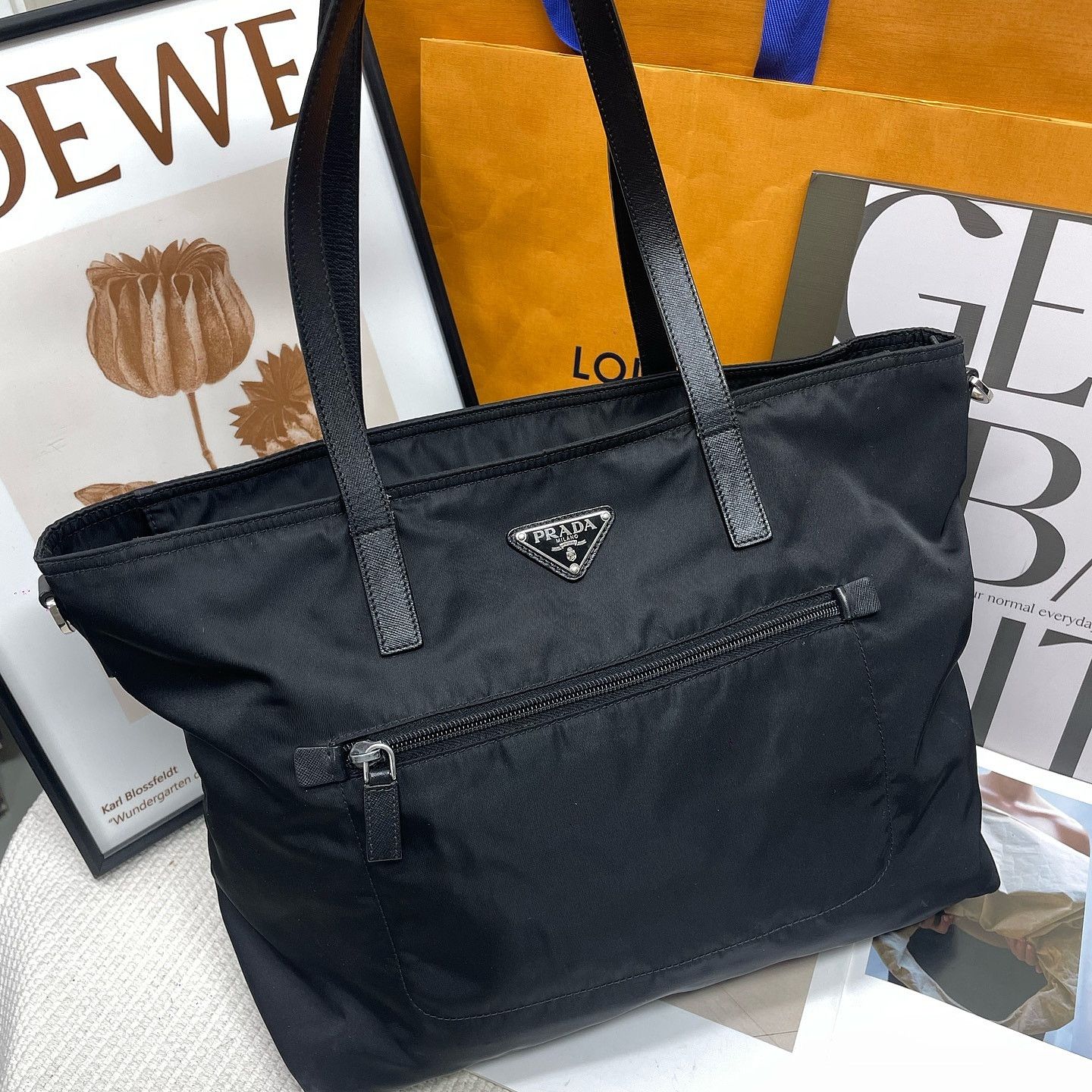 Prada Prada Nylon Tote Bag Size ONE SIZE - 2 Thumbnail