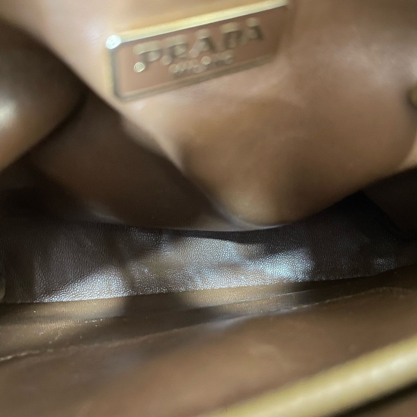 Prada Prada Two-Tone Saffiano Leather Shoulder Bag Size ONE SIZE - 5 Thumbnail