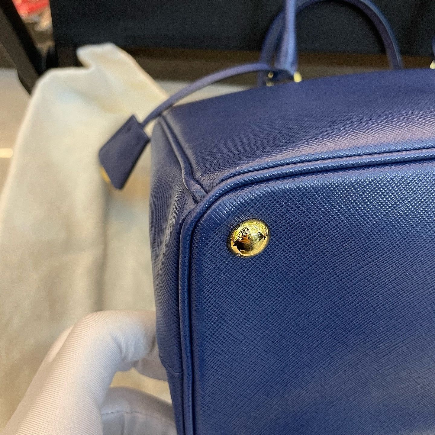 Prada Prada Saffiano Leather Handle Bag Size ONE SIZE - 20 Thumbnail