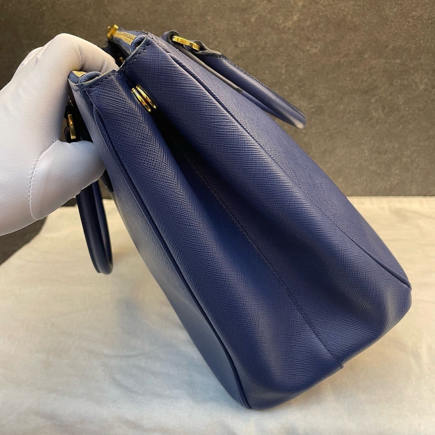 Prada Prada Saffiano Leather Handle Bag Size ONE SIZE - 8 Thumbnail