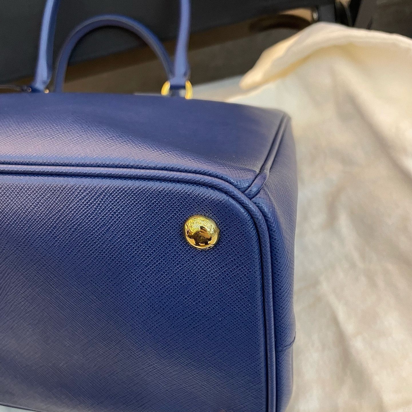 Prada Prada Saffiano Leather Handle Bag Size ONE SIZE - 19 Thumbnail