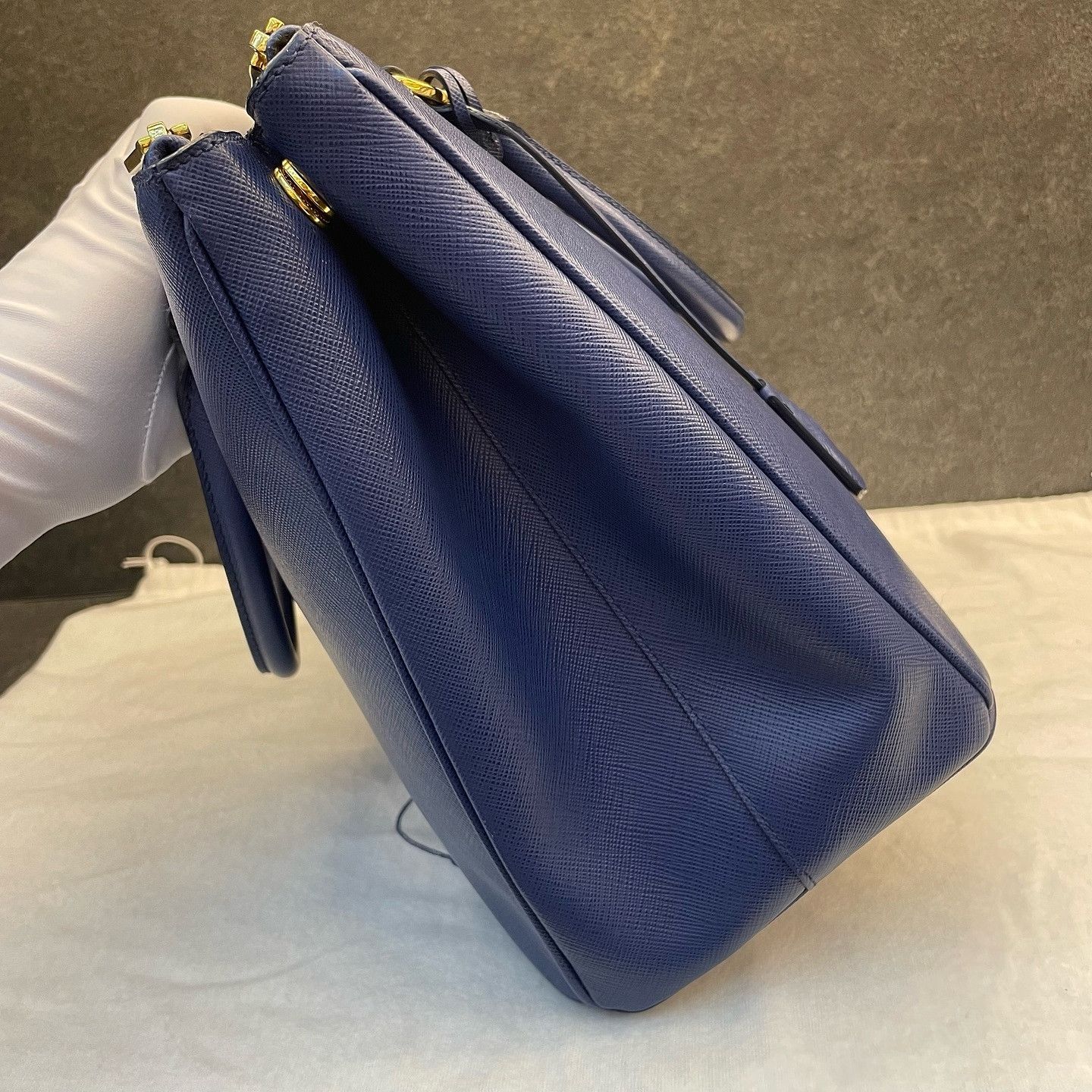 Prada Prada Saffiano Leather Handle Bag Size ONE SIZE - 7 Thumbnail