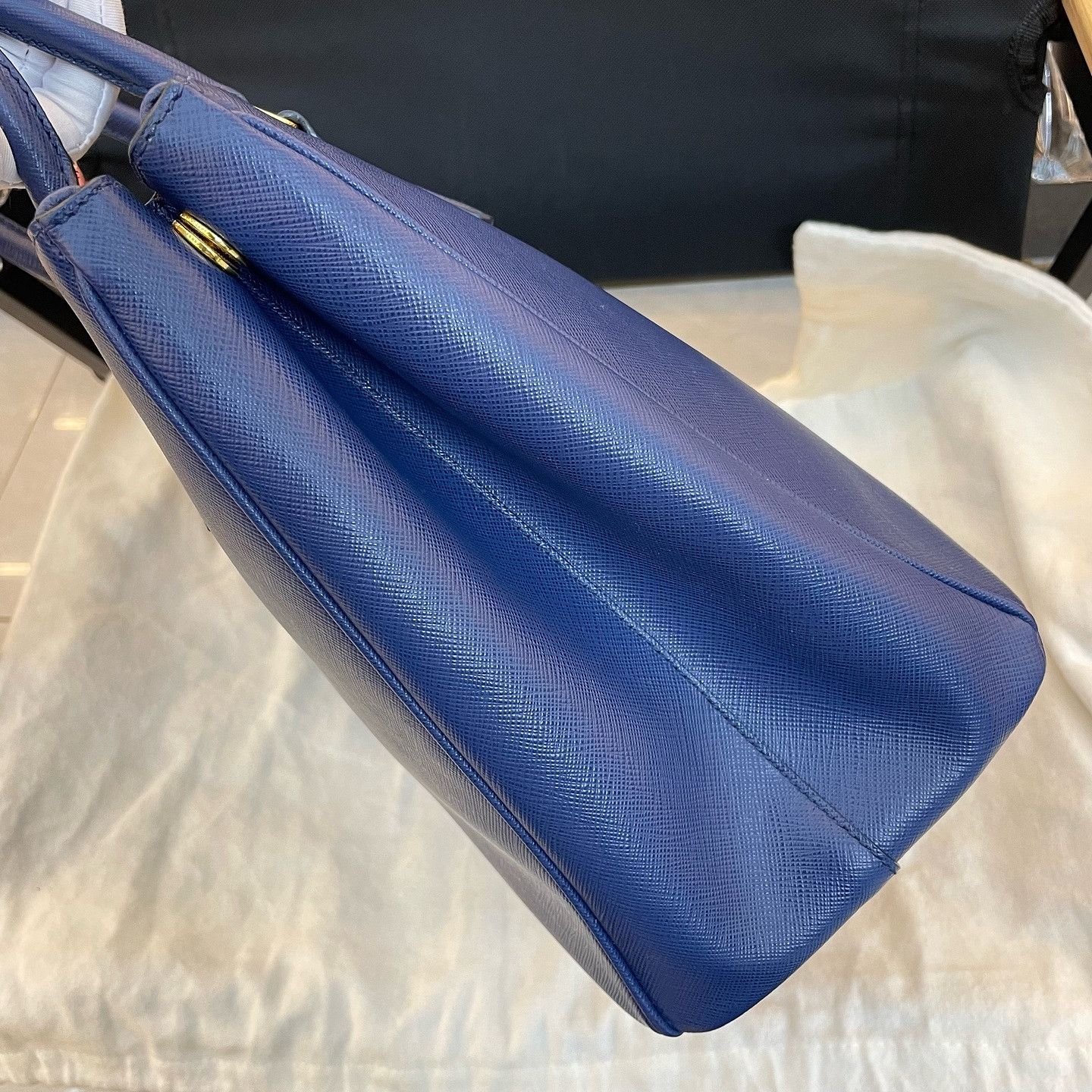 Prada Prada Saffiano Leather Handle Bag Size ONE SIZE - 14 Thumbnail