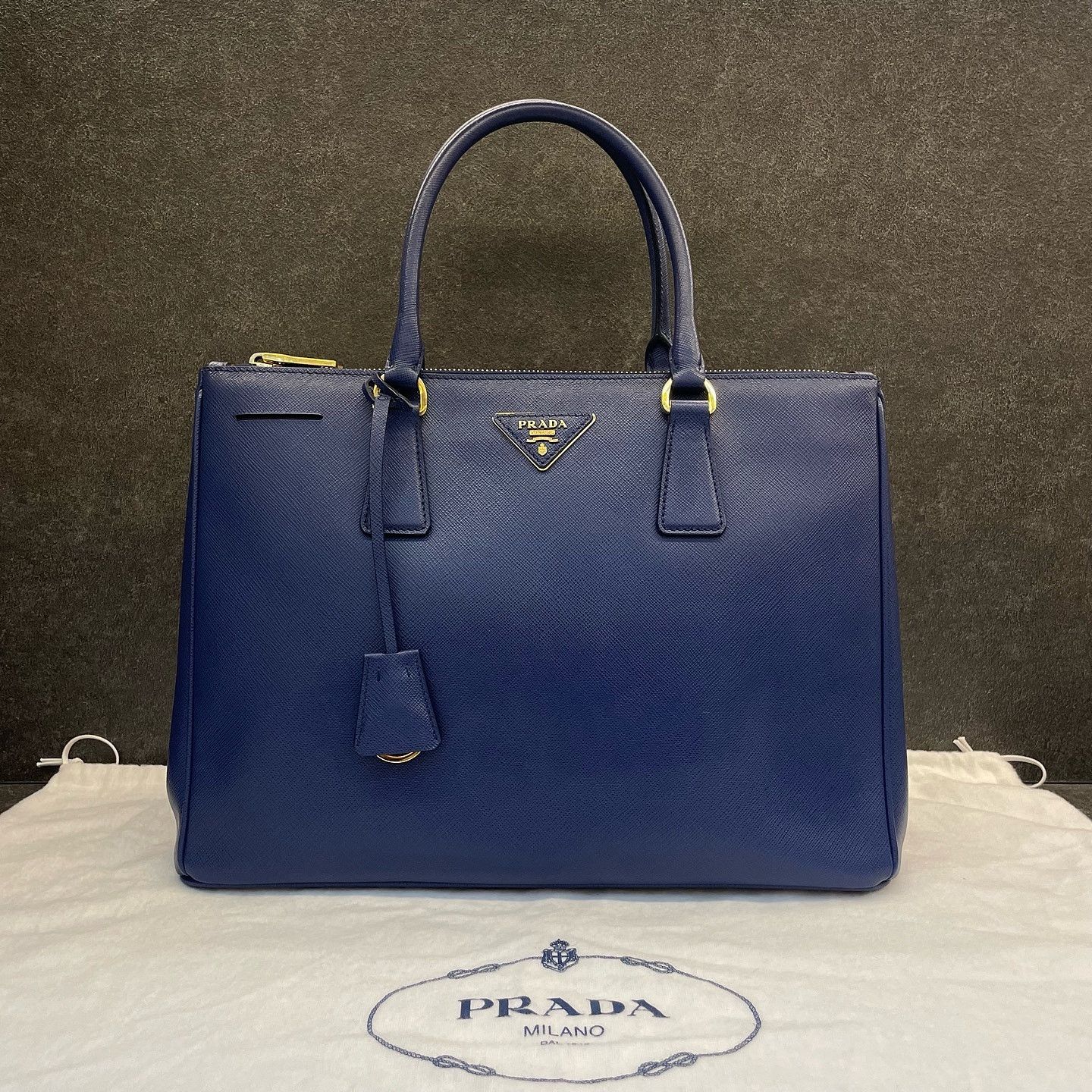 Prada Prada Saffiano Leather Handle Bag Size ONE SIZE - 6 Thumbnail