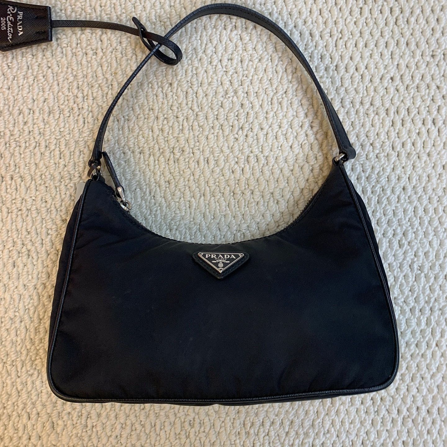 Prada Prada Re-Edition 2005 Re-Nylon Shoulder Bag Black Size ONE SIZE - 2 Thumbnail
