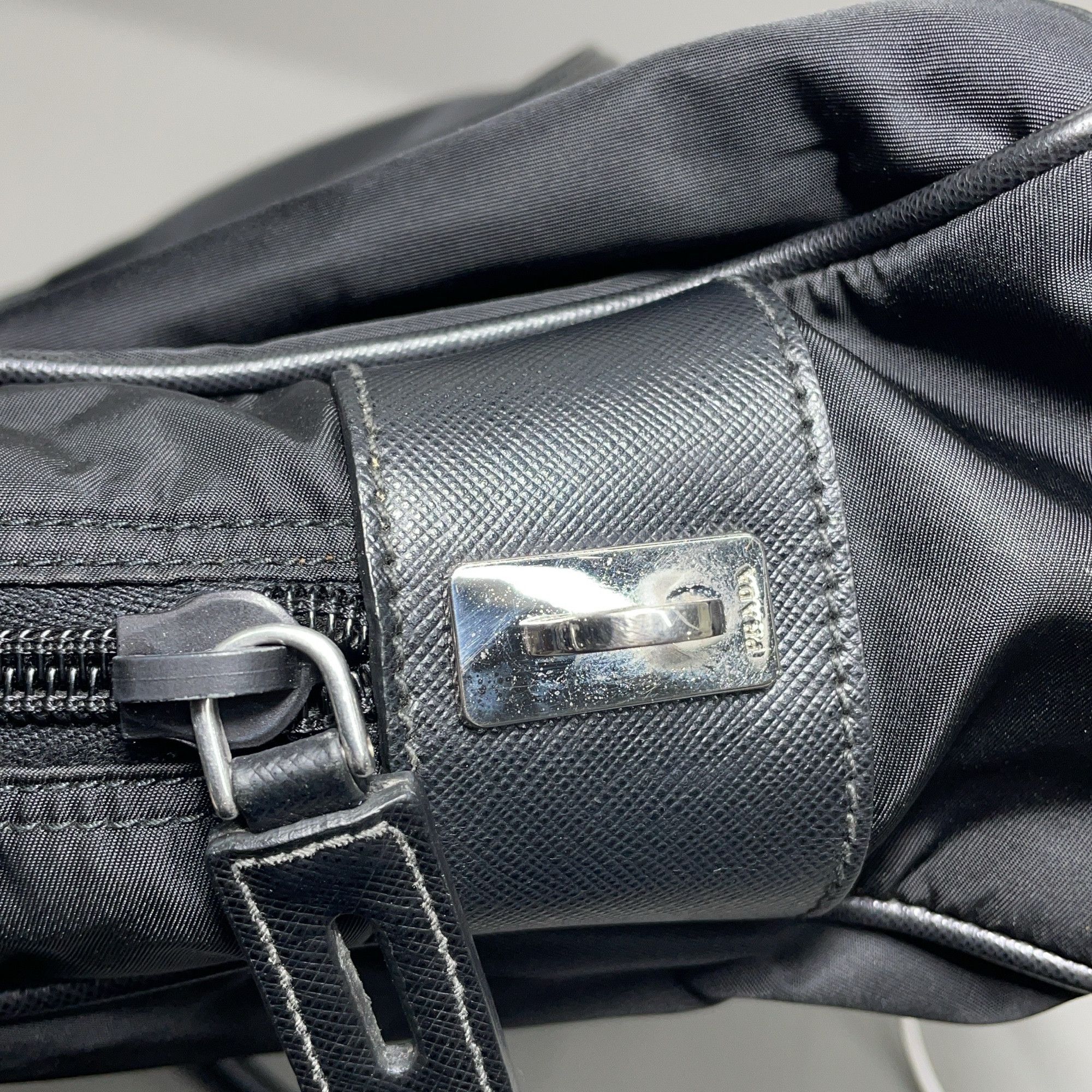 Prada Prada Nylon Saffiano Briefcase ONE SIZE Size ONE SIZE - 9 Thumbnail