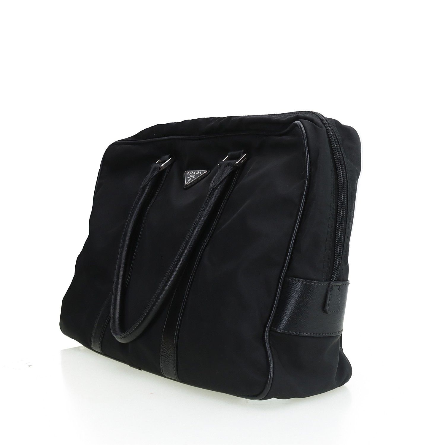 Prada Prada Nylon Saffiano Briefcase ONE SIZE Size ONE SIZE - 2 Thumbnail