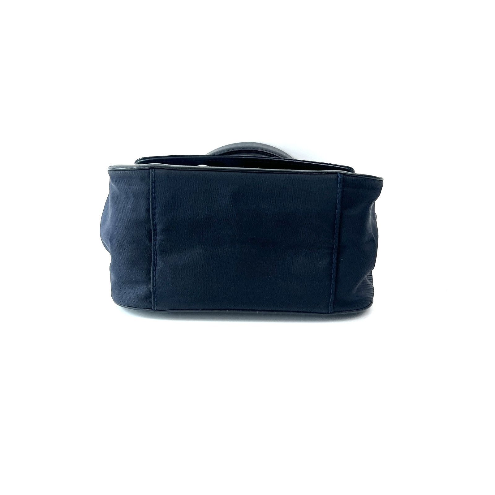 Prada Prada Black Leather Handle Bag One Size Size ONE SIZE - 4 Thumbnail