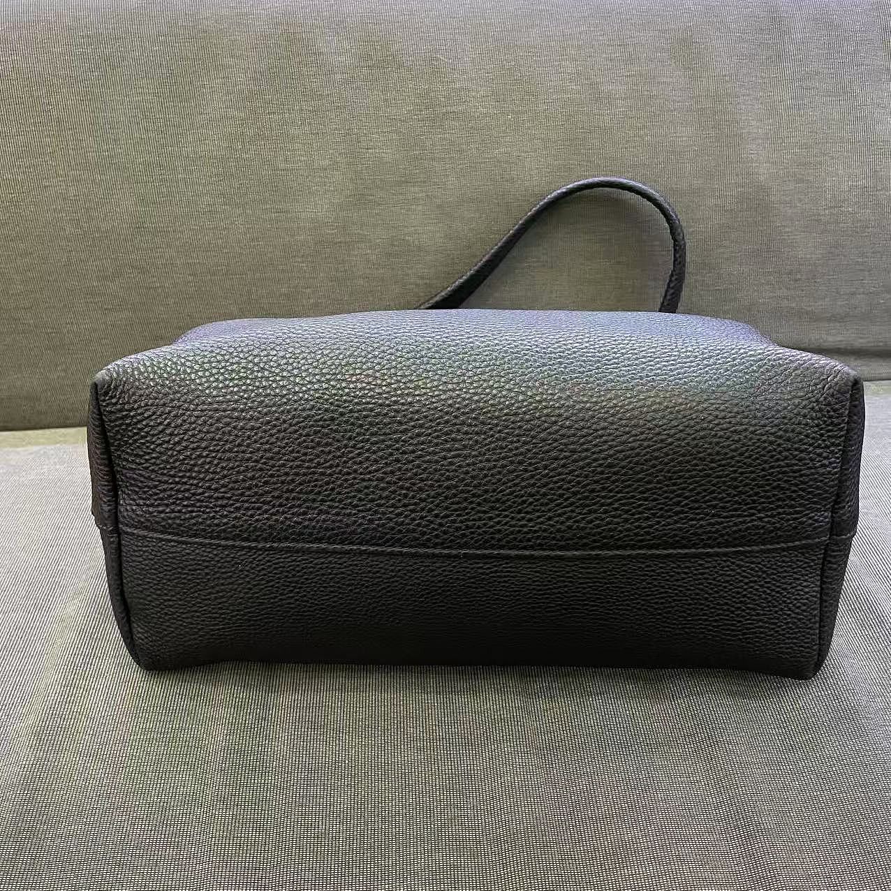 Prada Prada Embossed Logo Hobo Bag Black One Size Size ONE SIZE - 7 Thumbnail