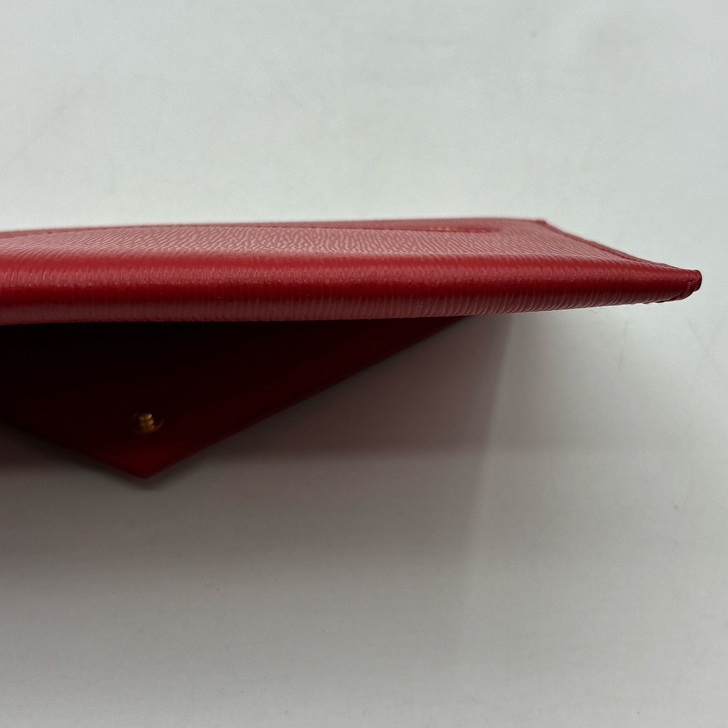 Prada Prada Red Saffiano Envelope Clutch ONE SIZE Size ONE SIZE - 17 Thumbnail