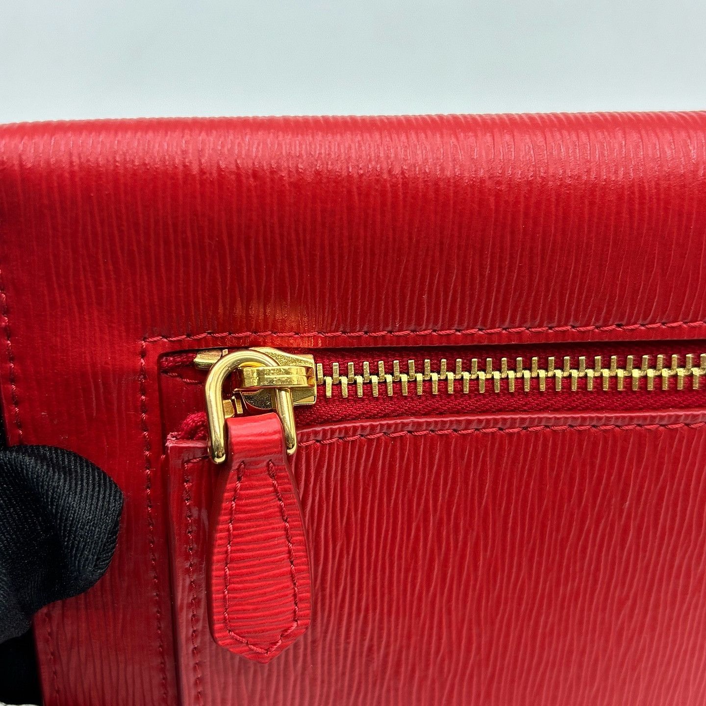 Prada Prada Red Saffiano Envelope Clutch ONE SIZE Size ONE SIZE - 14 Thumbnail