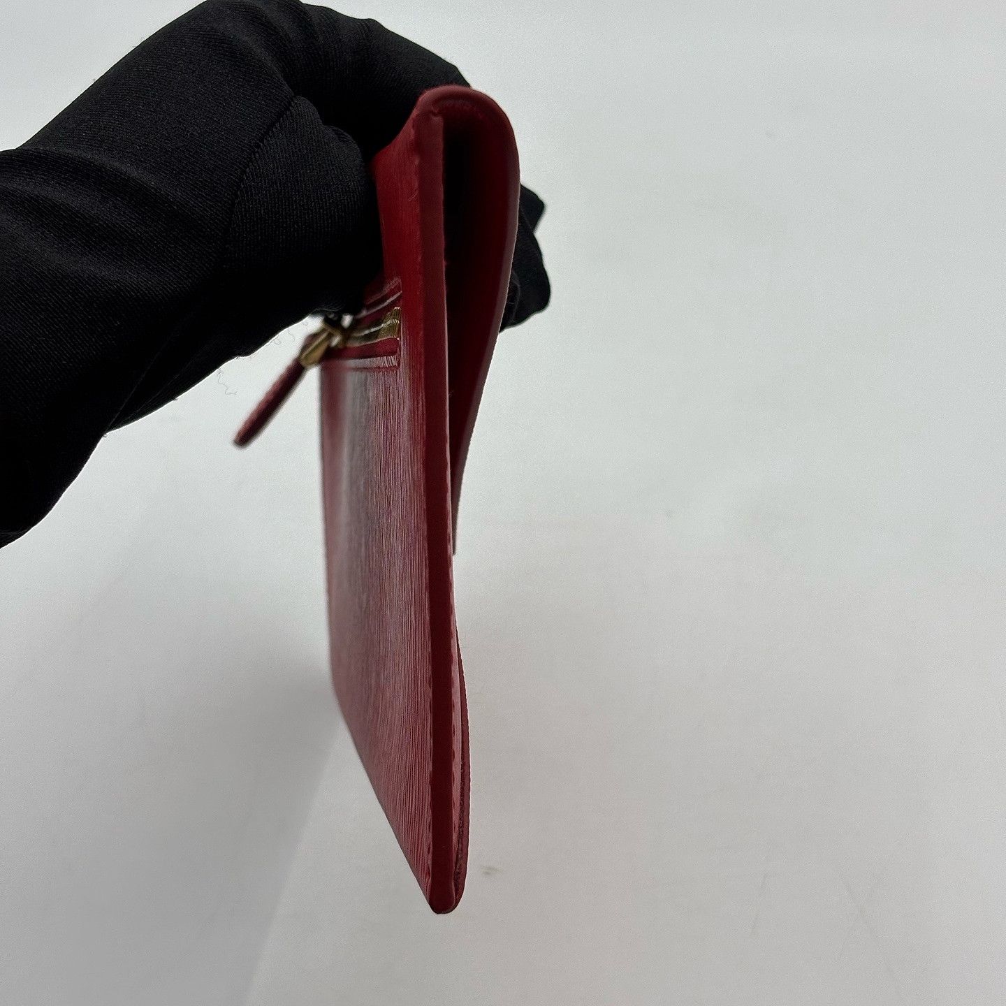 Prada Prada Red Saffiano Envelope Clutch ONE SIZE Size ONE SIZE - 18 Thumbnail
