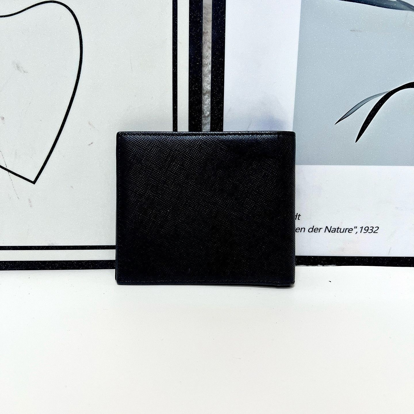 Prada Prada Saffiano Leather Bifold Wallet One Size Size ONE SIZE - 3 Thumbnail