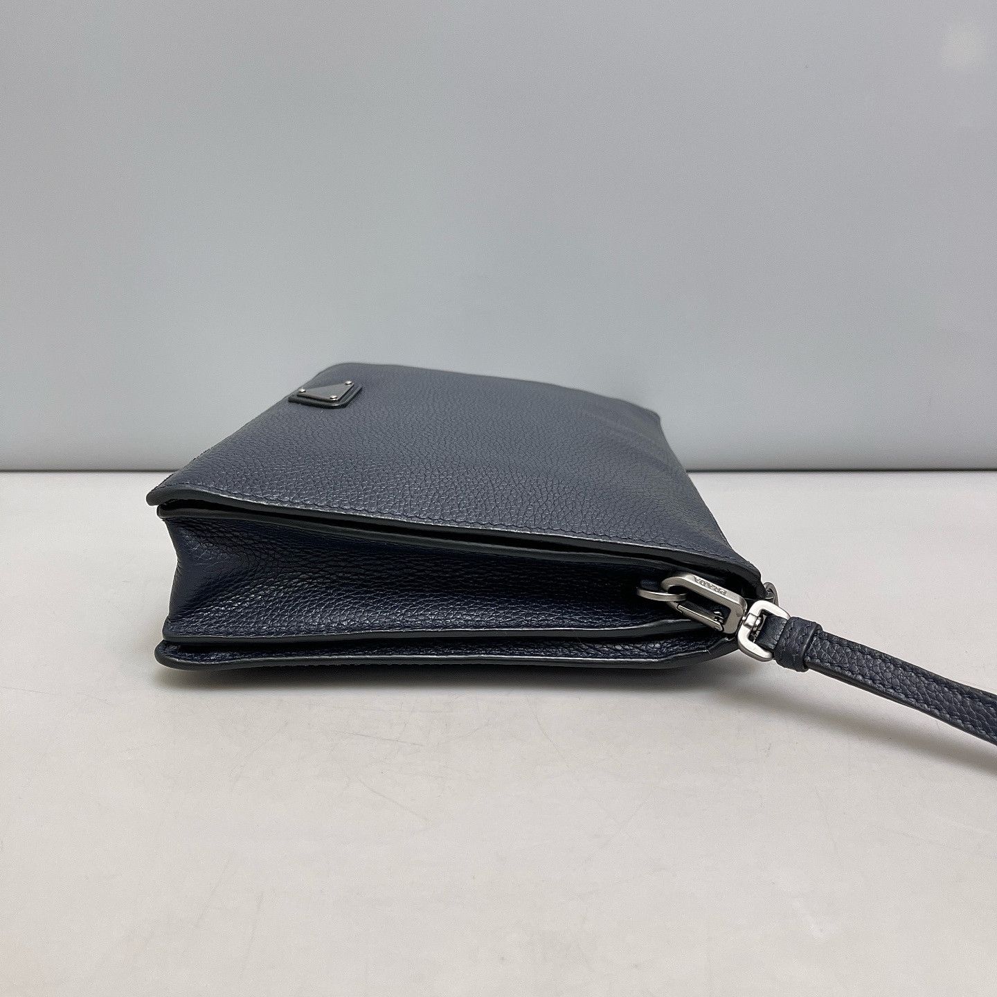 Prada Prada Leather Logo Clutch Size ONE SIZE - 6 Thumbnail