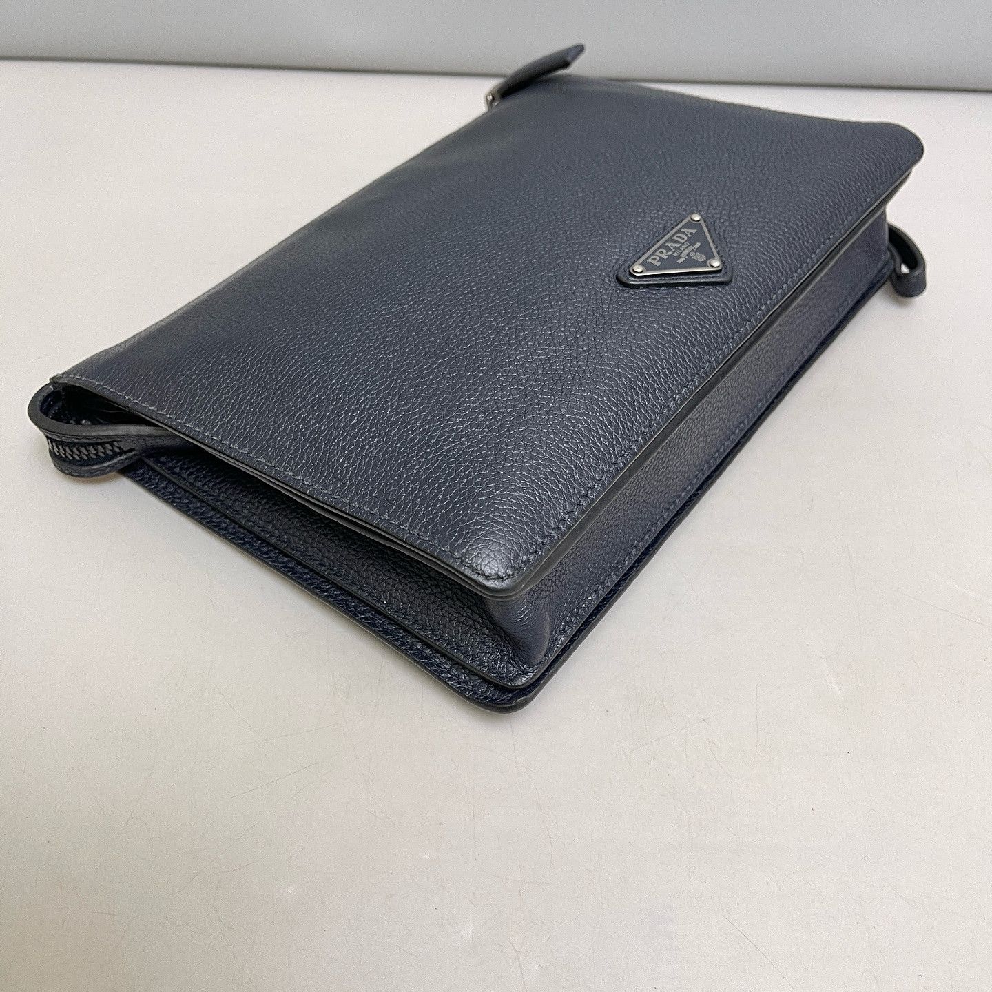 Prada Prada Leather Logo Clutch Size ONE SIZE - 11 Thumbnail
