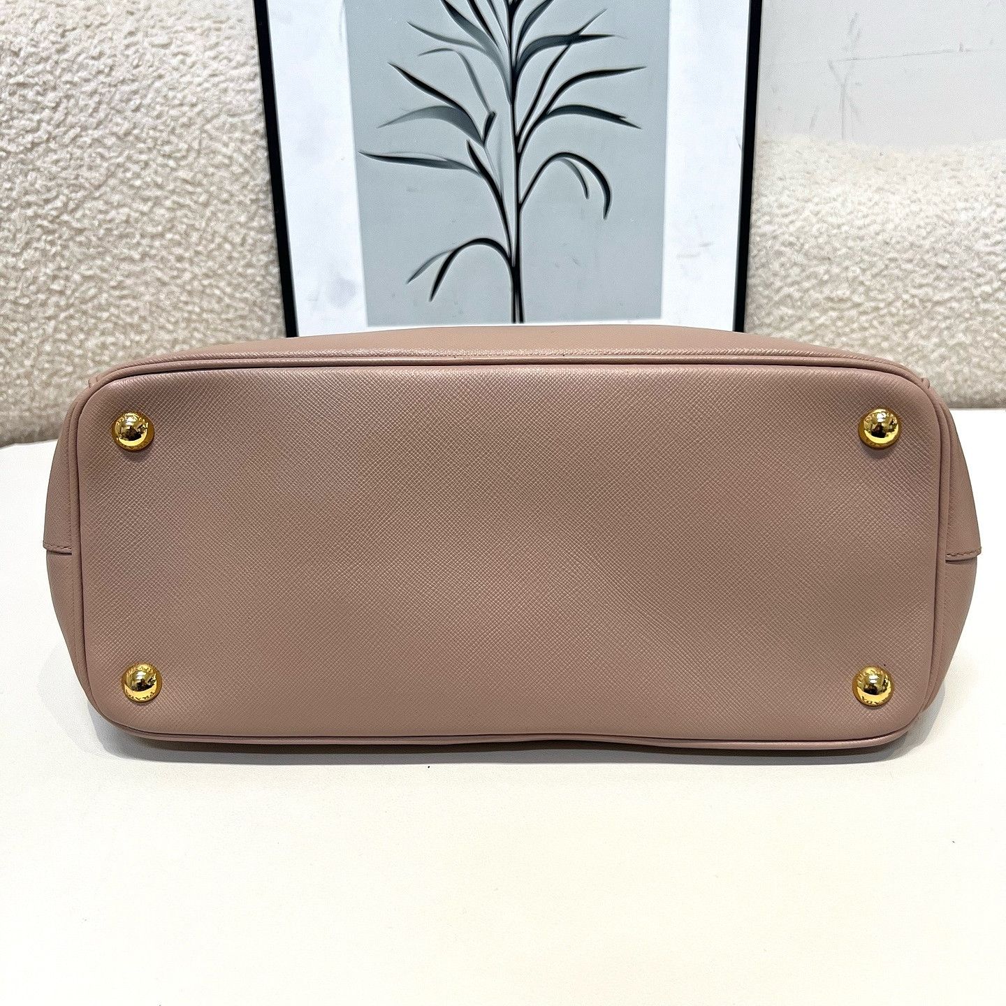 Prada Prada Saffiano Leather Handle Bag Size ONE SIZE - 4 Thumbnail