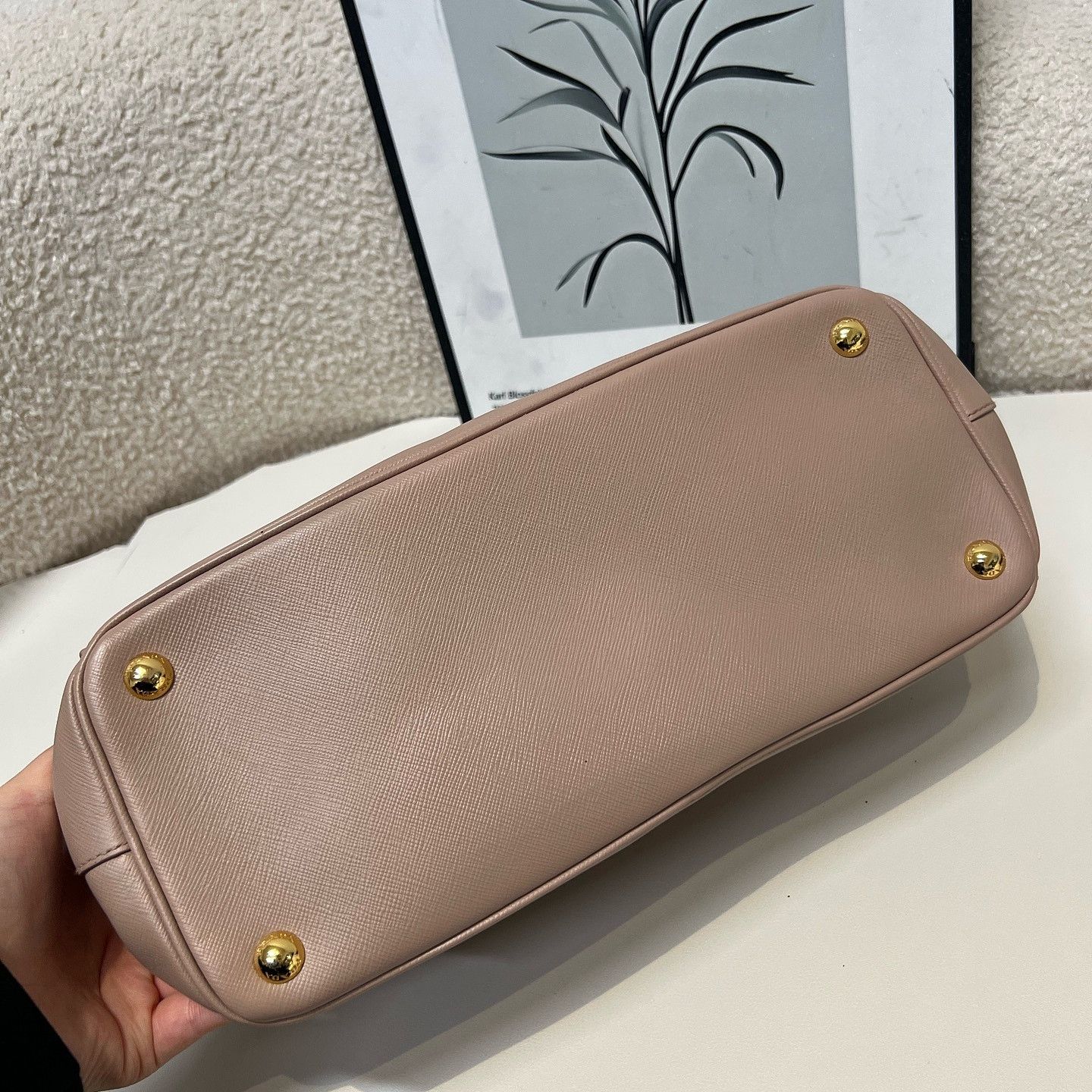 Prada Prada Saffiano Leather Handle Bag Size ONE SIZE - 15 Thumbnail