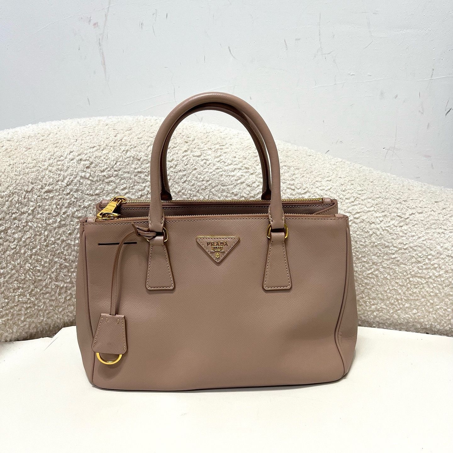 Prada Prada Saffiano Leather Handle Bag Size ONE SIZE - 18 Thumbnail