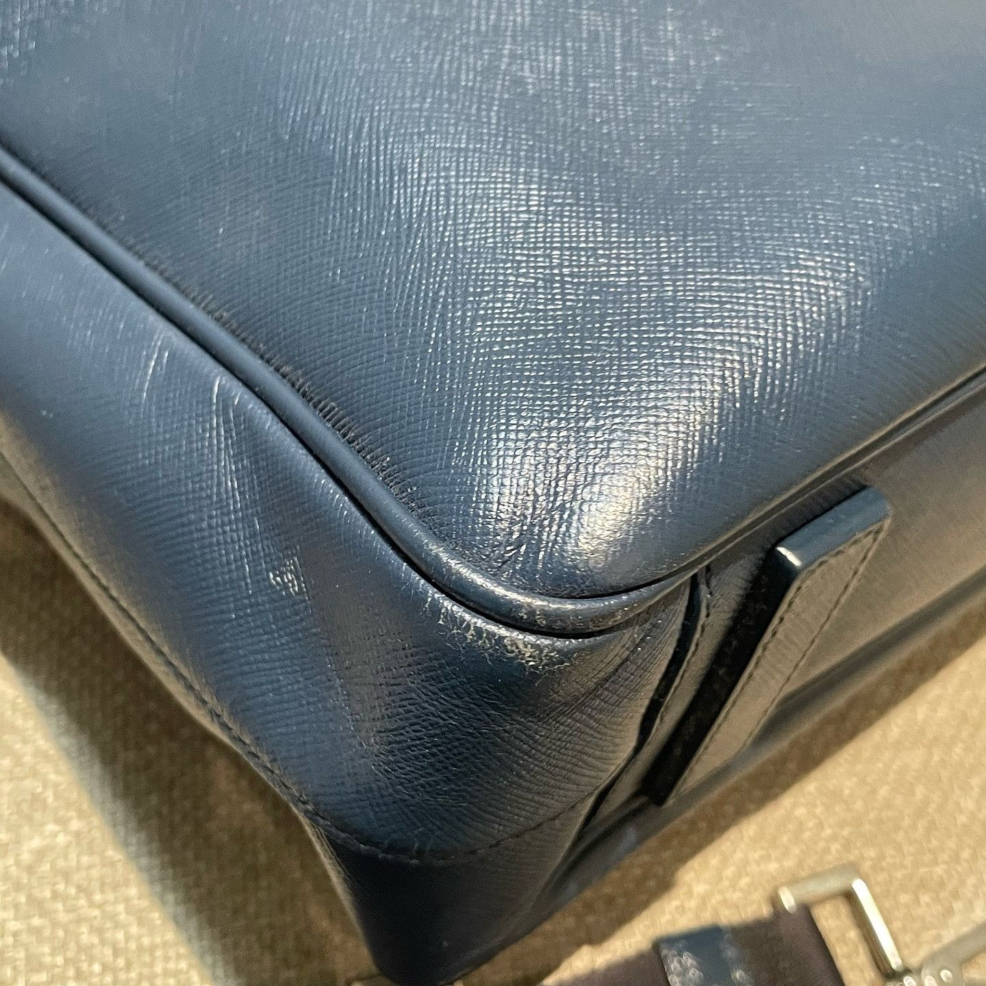 Prada Prada Saffiano Leather Briefcase Size ONE SIZE - 18 Thumbnail